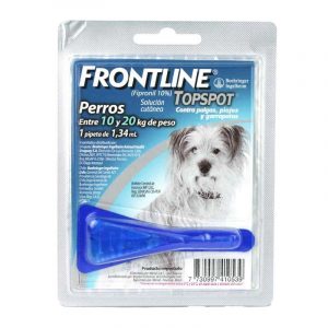 frontline spot pipeta 1.34 ml de 10 kg a 20 kg